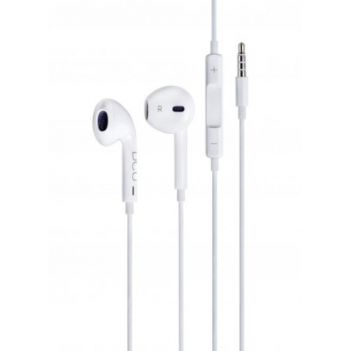 AURICULARES DCU JACK 3,5MM STEREO BLANCO