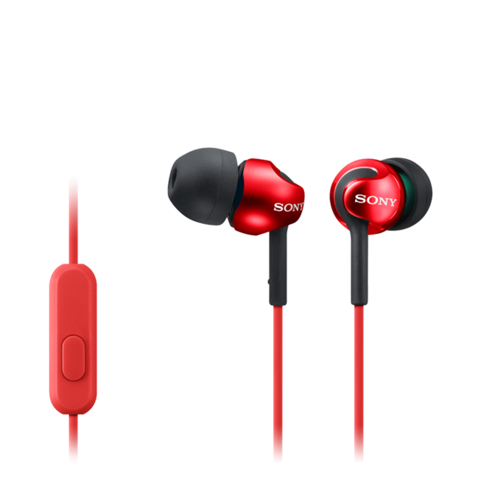 AURICULARES SONY MDREX110APR RED MICROF