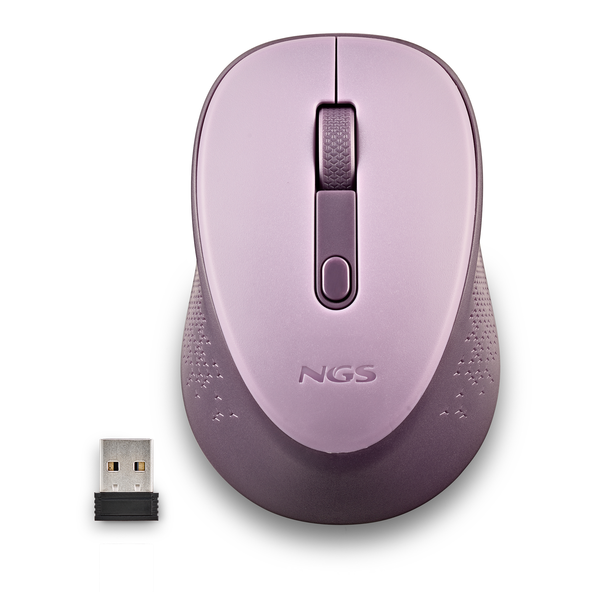 RATON NGS WIRELESS DEW LILAC SILENCIOSO 2.4GHZ